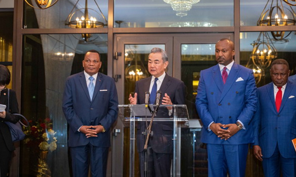 China and the Republic of the Congo agree to set an example for building an all-weather China-Africa community with a shared future for the new era, Chinese Foreign Minister Wang Yi said in Brazzaville on January 7, 2024, local time. Photo: mfa.gov.cn