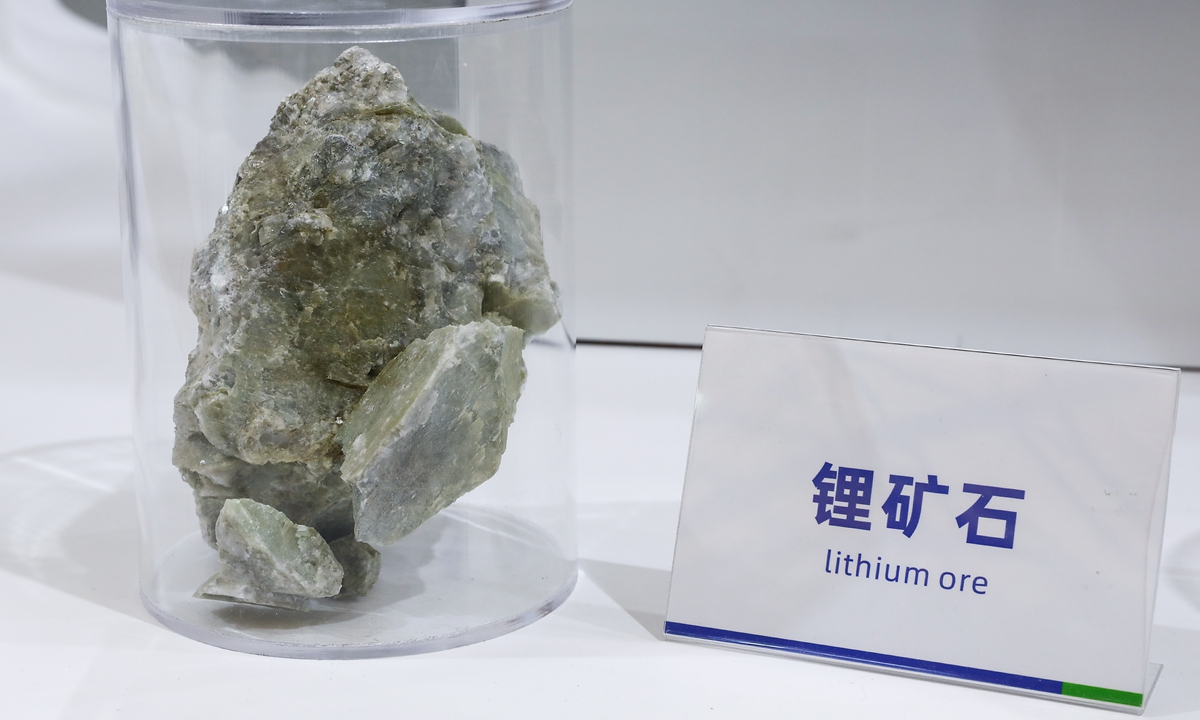 Lithium ore Photo: VCG