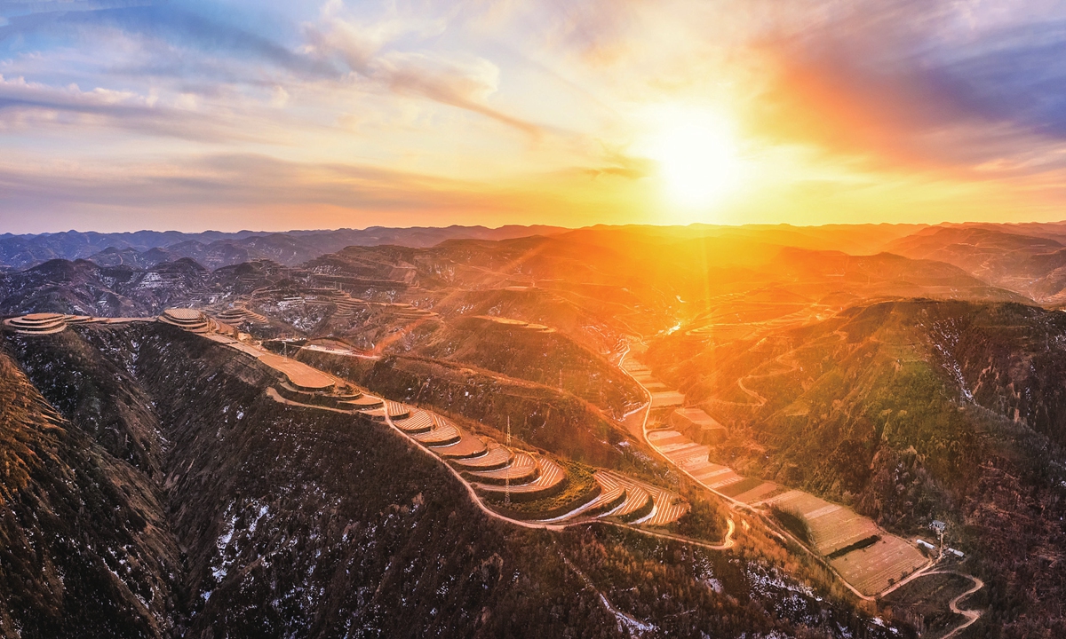 The Loess Plateau in Shaanxi Province Photo: VCG