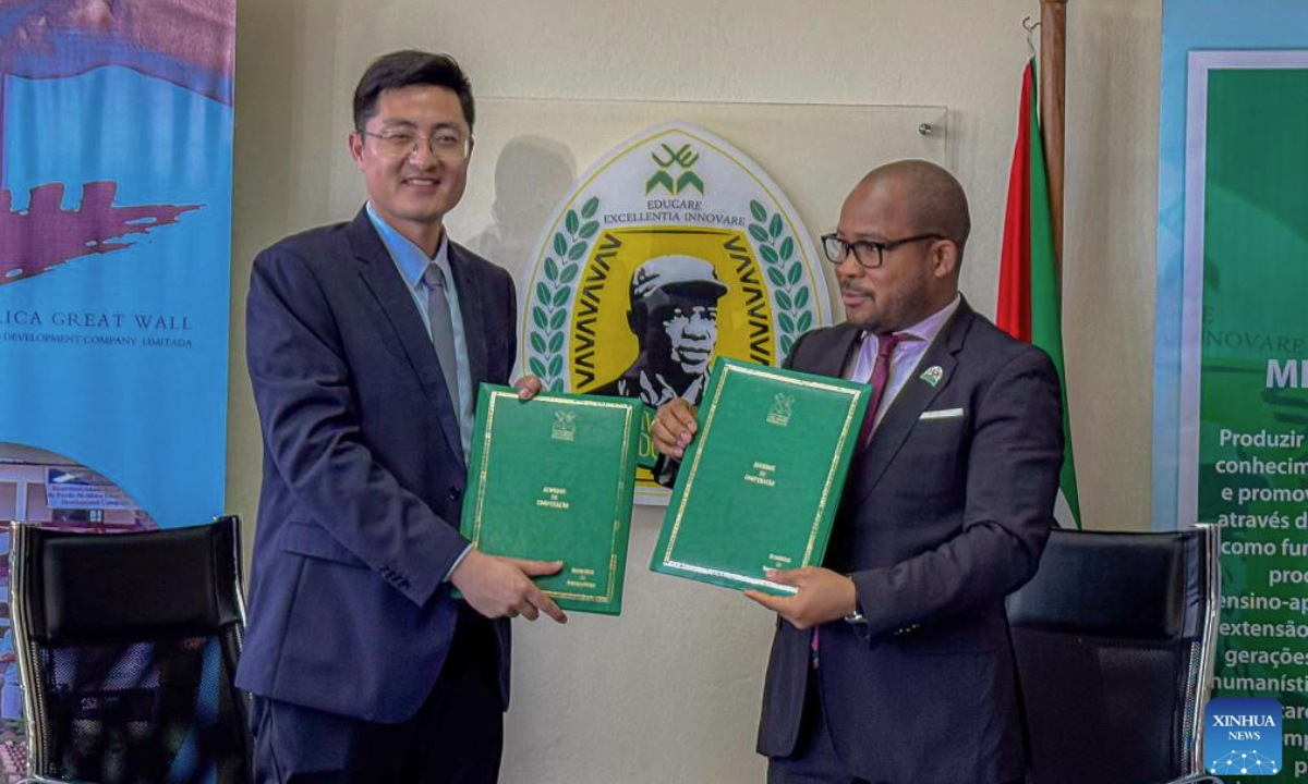 Mozambique's largest university, Chinese firm sign memo on academic support in major fields