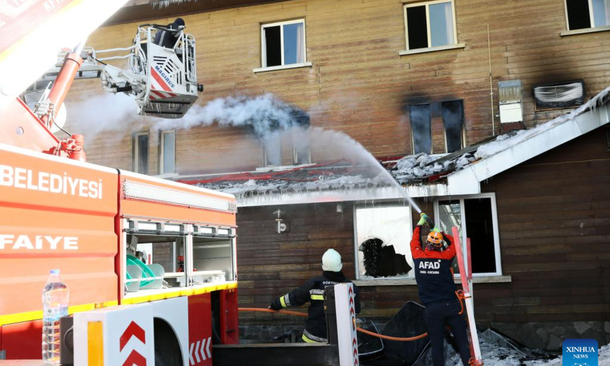 Death toll rises to 76 in Türkiye ski resort fire, 9 detained