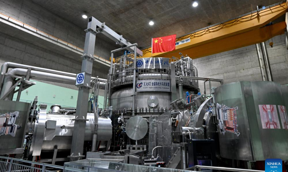 Chinese ‘artificial sun’ sets milestone record toward fusion power generation