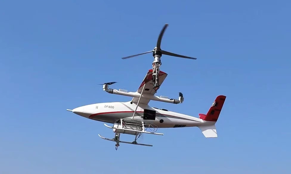 China's Breakthrough: First Ton-level Liquid Hydrogen eVTOL Aircraft Test Flight