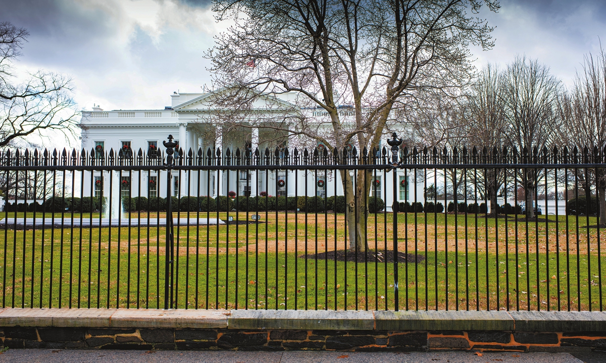 A view of the White House. Photo: VCG