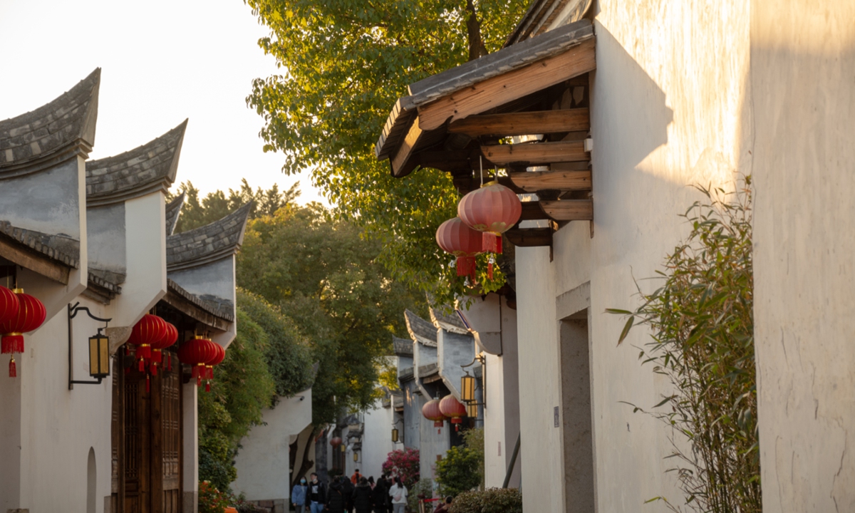 The Sanfang Qixiang in Fuzhou, East China's Fujian Province Photo: VCG