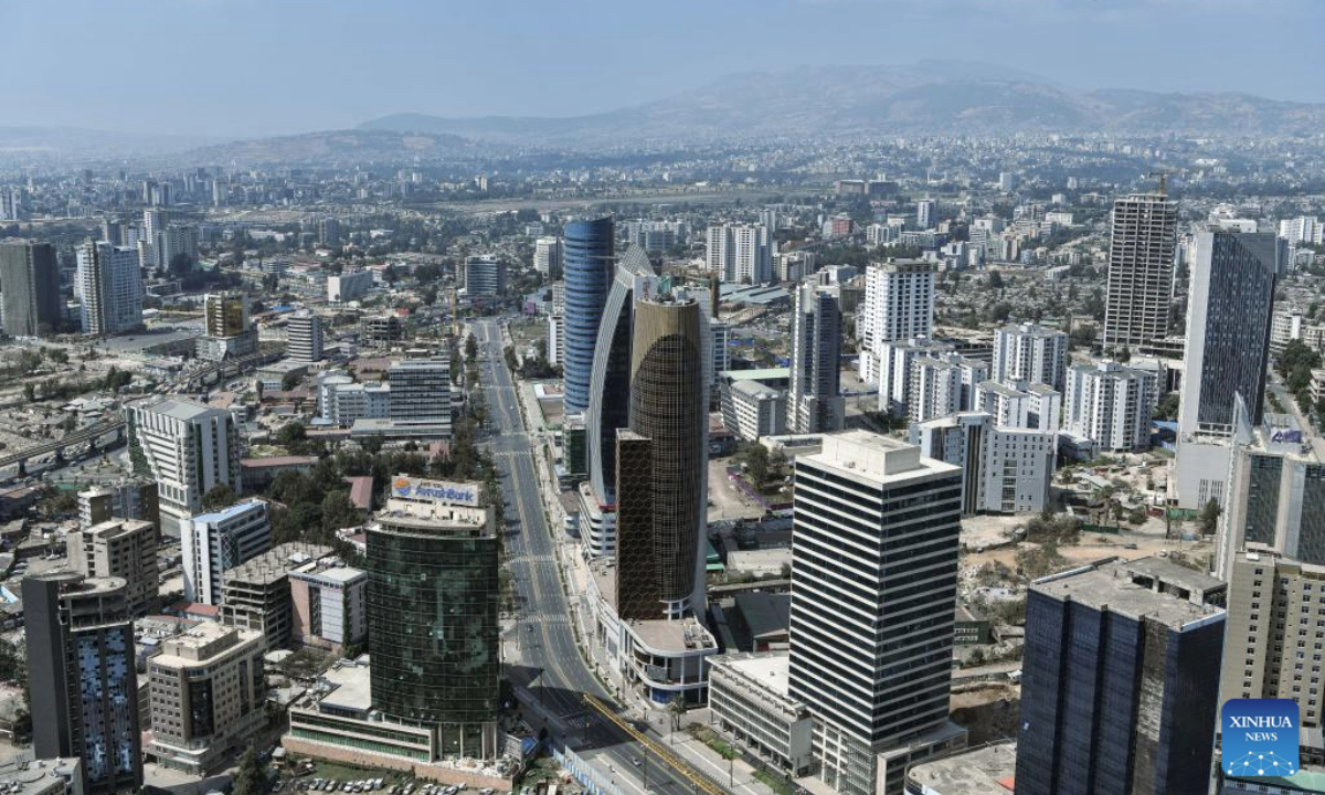 City view of Addis Ababa, Ethiopia