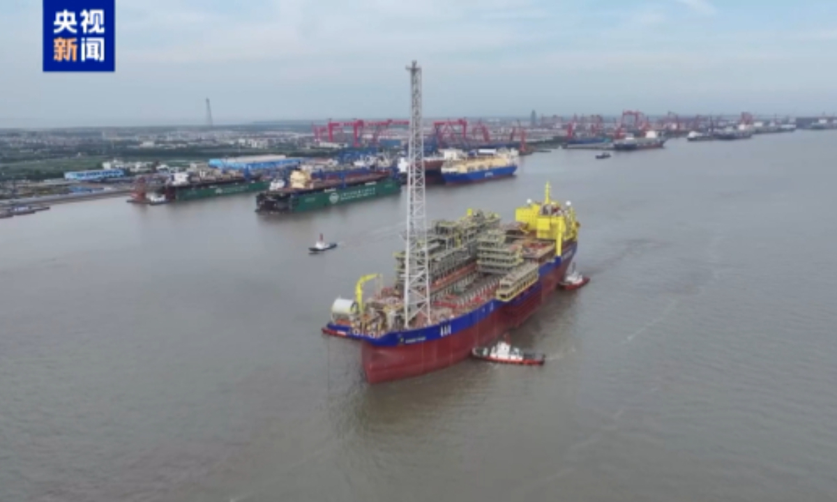 China delivers world’s first FPSO vessel with carbon capture, storage system