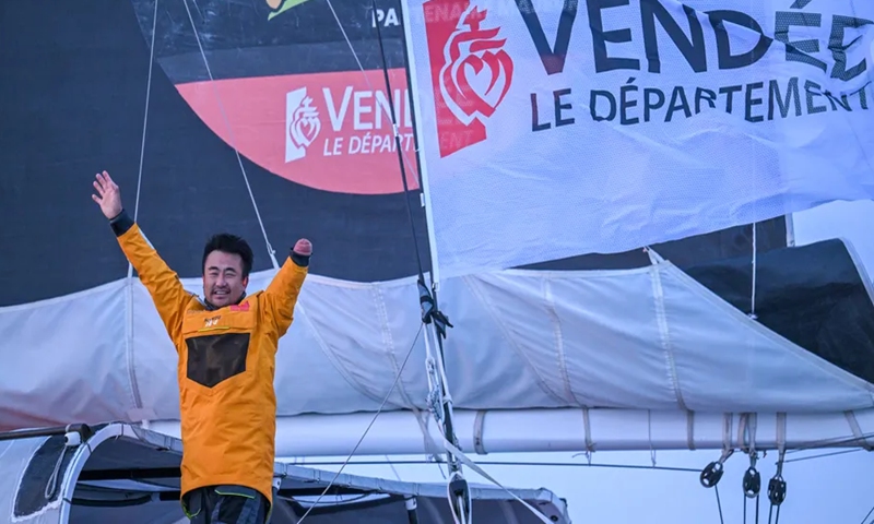 Sailor Xu Jingkun becomes world’s first Chinese skipper to complete Vendée Globe