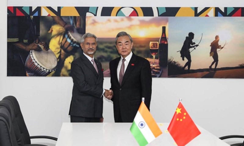 Chinese Foreign Minister Wang Yi met with Indian External Affairs Minister Subrahmanyam Jaishankar Photo: Chinese Foreign Ministry