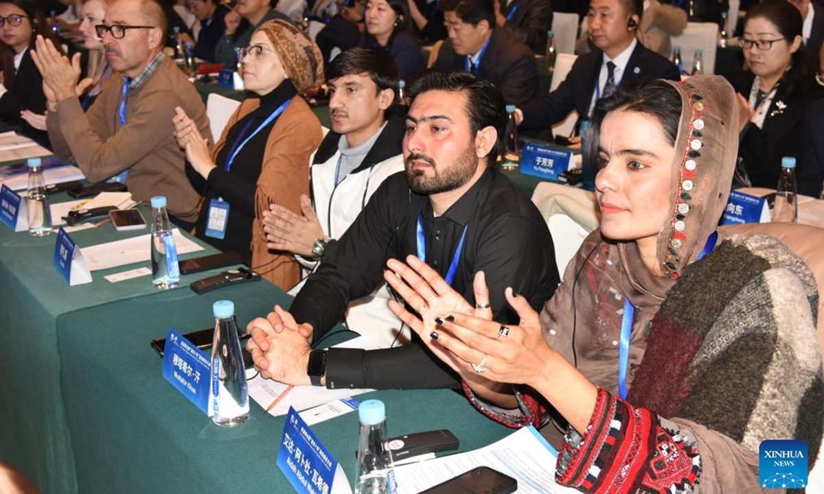 Guests attend the first Ocean Decade International Coastal Cities Conference in Qingdao, east China's Shandong Province, Feb. 26, 2025. Hosted by the Qingdao Municipal People's Government in collaboration with UNESCO'S Intergovernmental Oceanographic Commission (IOC-UNESCO), the conference themed Better Ocean, Better City was held here on Wednesday to facilitate knowledge exchange and experience sharing on blue economy, climate change, and science-based solutions for sustainable development of coastal cities. (Xinhua/Li Ziheng)