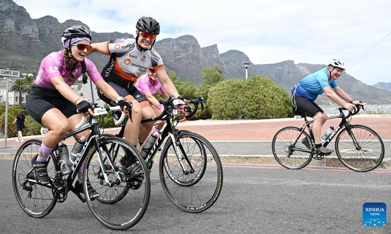 Cyclists take part in the 2025 Cape Town Cycle Tour in Cape Town, South Africa, March 9, 2025. Photo: Xinhua